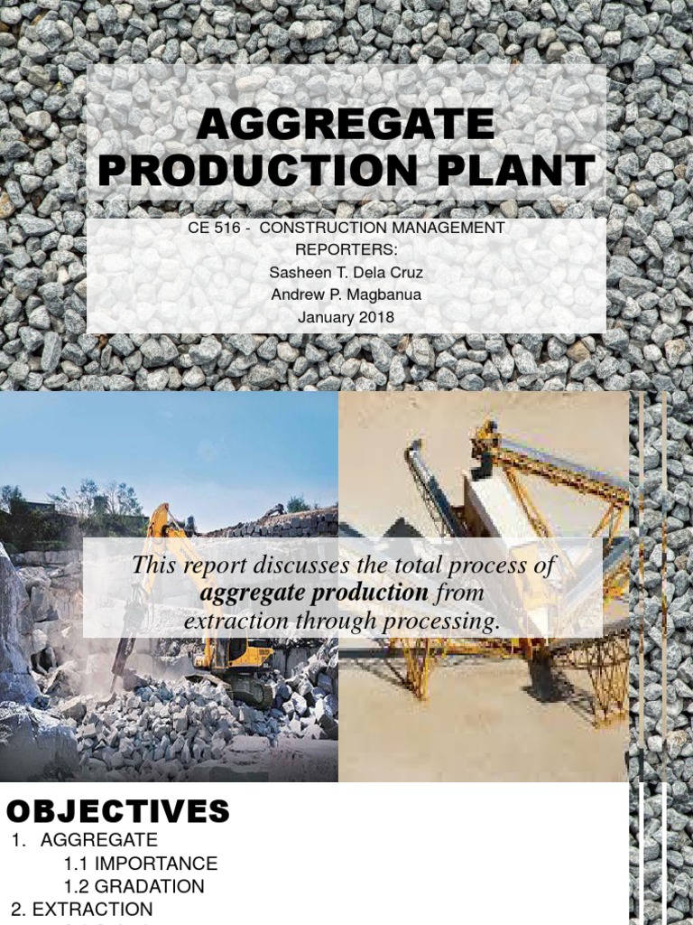 Aggregate Crushing Plant | PDF | Construction Aggregate | Concrete