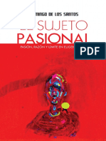 Libro El Sujeto Pasional. Pasión, Razón y Límite en Eugenio Trías. Autor Domingo de Los Santos