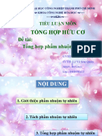 Tổng Hợp Phẩm Nhuộm Tự Nhiên