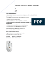 Detector de Movimiento Con Cámara de Fotos Blaupunkt IRC