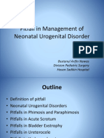 Pitfall in Management of Neonatal Urogenital Disorder 21 08 15