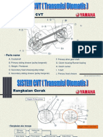 Konstruksi CVT: - Parts Name