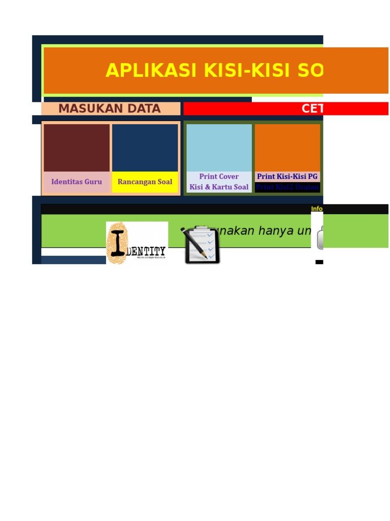 APLIKASI kartu soal, KisiKisi dan Naskah Soal coba.xlsx