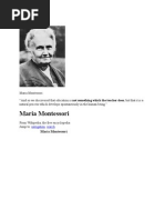 Maria Montessori