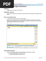 2.1.1.4 Packet Tracer - Configure End Devices