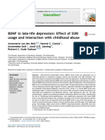 BDNF in Late-Life Depression: Effect of Ssri Usage and Interaction With Childhood Abuse