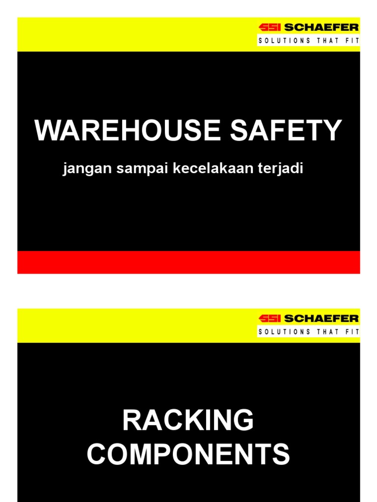 Warehouse Safety Guidelines and Standards | PDF