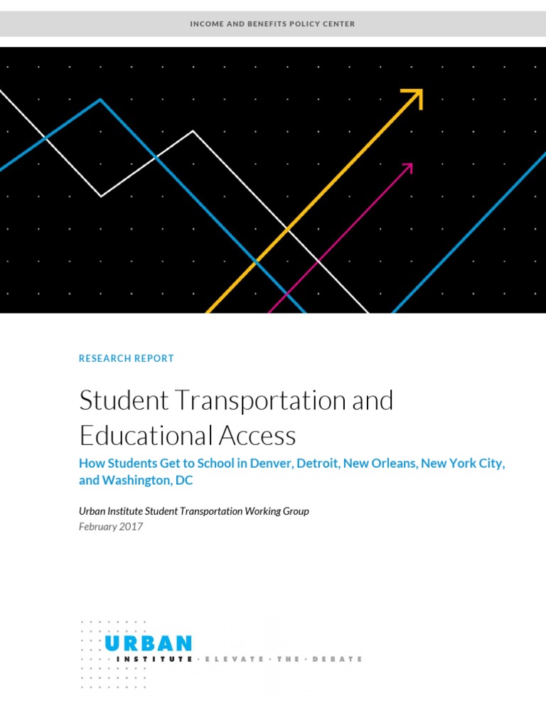 Student Transportation Educational Access 0 Pdf Public Transport City