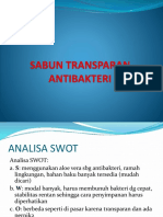 Sabun Transparan Antibakteri Analisis Fixxxx