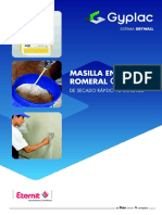 Ficha Técnica Masilla Romeral-Gyplac