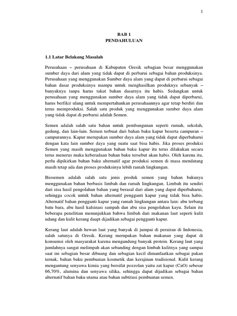 Proposal PKM Pengolahan Kulit Kerang | PDF