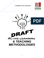 Active Learning Teaching Methodologies DRAFT
