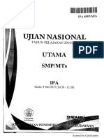 Soal Un SMP Ipa 2016-2017 PDF