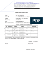 Form Permintaan Data