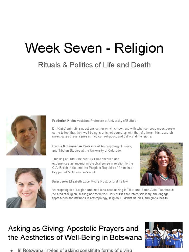 Week Seven Religion Pdf Tibetan Buddhism Suffering