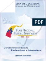 Resumen Plan Nacional de Desarrollo 2009-2013