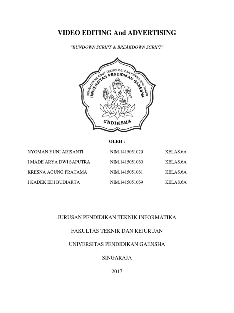 Rundown Breakdown Script | PDF