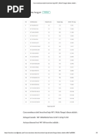 Tabel Berat Besi Baja WF dan IWF | PDF