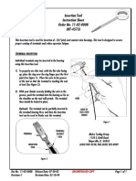 Insertion Tool Instruction Sheet Order No. 11-02-0008 (HT-4573)