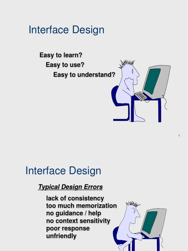 User-Friendly Interface Design Principles | PDF | User Interface | Web ...