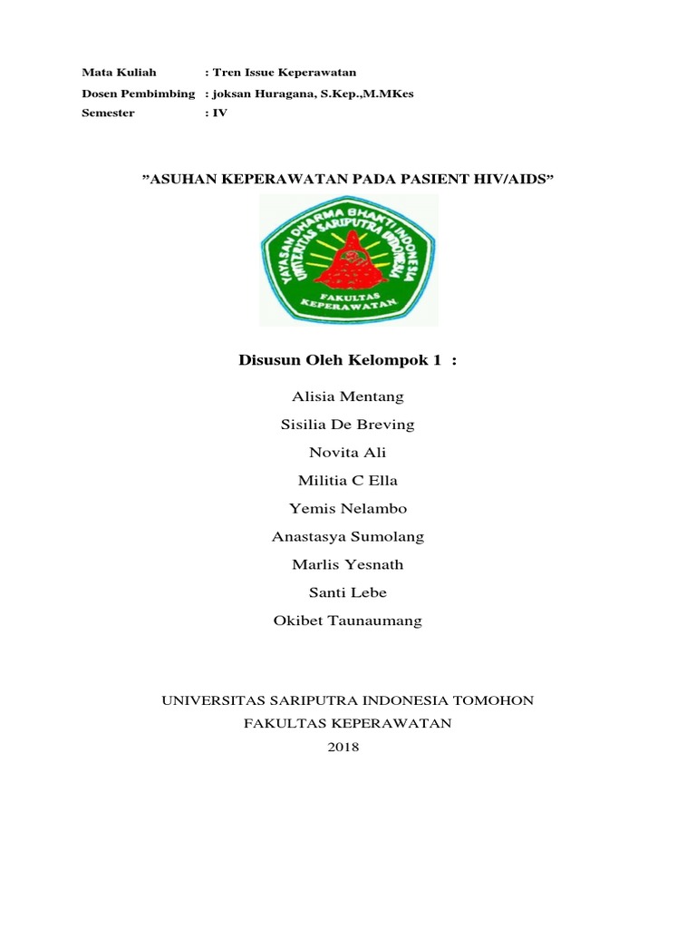 Askep Hiv | PDF | Pengembangan Diri | Kesehatan Holistik