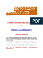 Proyecto Socio Productivos Ramon Bolivar