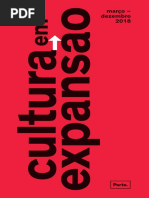 Cultura em Expansão 2018 programa