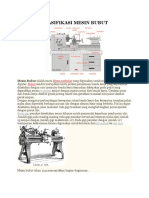 Klasifikasi MESIN BUBUT