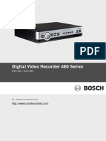 Bosch DVR Network Internet Setting