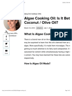 Algae Cooking Oil