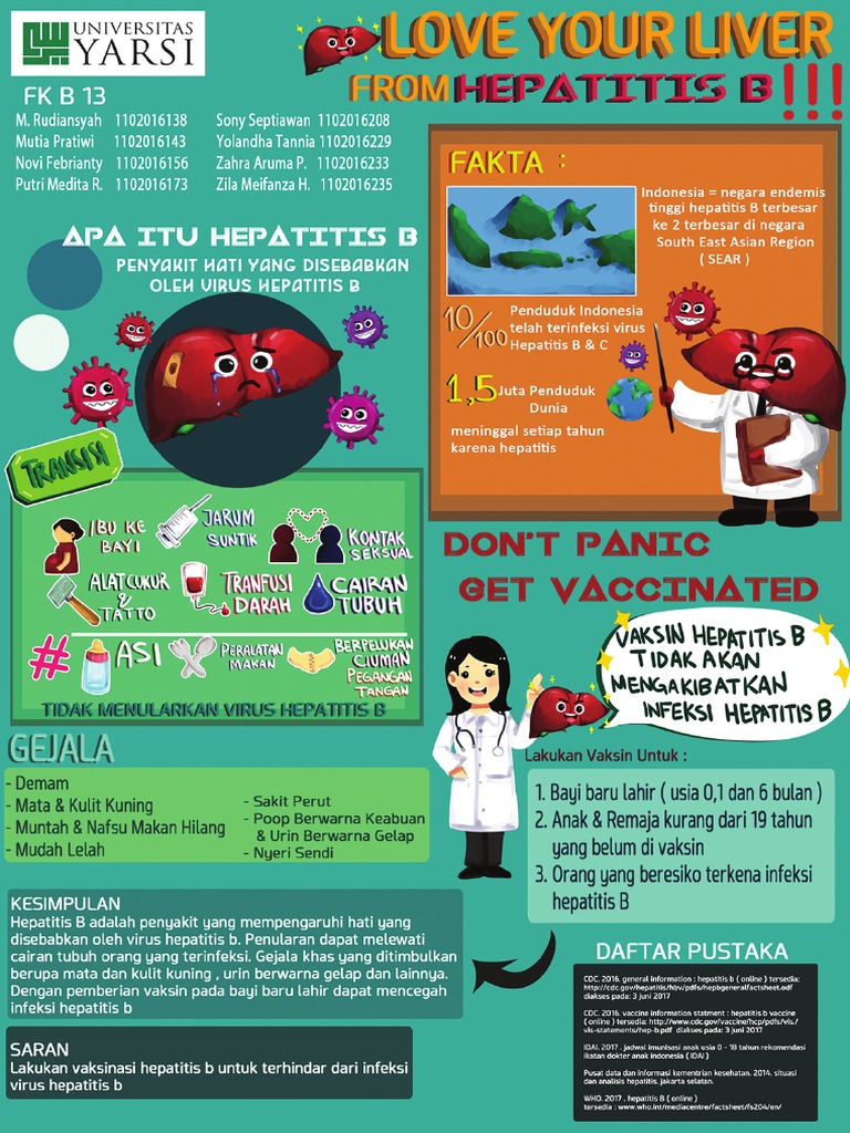 Poster Vaksin Hepatitis B