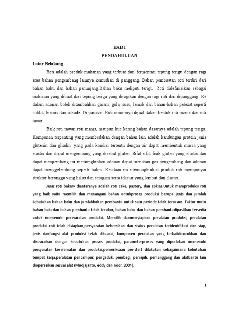 Makalah Enzim Pangan Roti | PDF | Memasak, Makanan, & Anggur