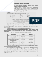 Elemente de Algebra Booleeana (Cap.1) - Folii