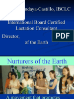 Nona D. Andaya-Castillo, IBCLC International Board Certified Lactation Consultant Director, Nurturers of The Earth
