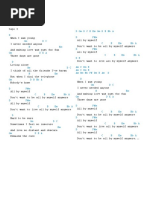 All by Myself Chords