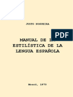 Manual de estilística de la lengua española