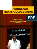 Pemeriksaan Bakteriologi Urine