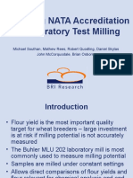 Achieving NATA Accreditation of Laboratory Test Milling