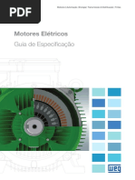 WEG Motores Eletricos Guia de Especificacao 50032749 Brochure Portuguese Web