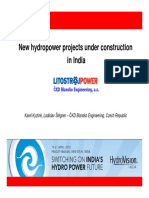 New Hydro Power Projects Under Construction in India