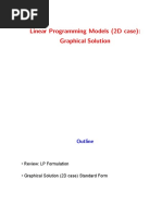 Linear Programming Models (2D Case) : Graphical Solution