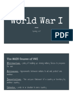 day 1  causes of world war i