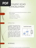 Acoustic Echo Cancellation