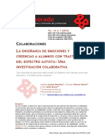 Enseñanza de Emociones en Autismo PDF