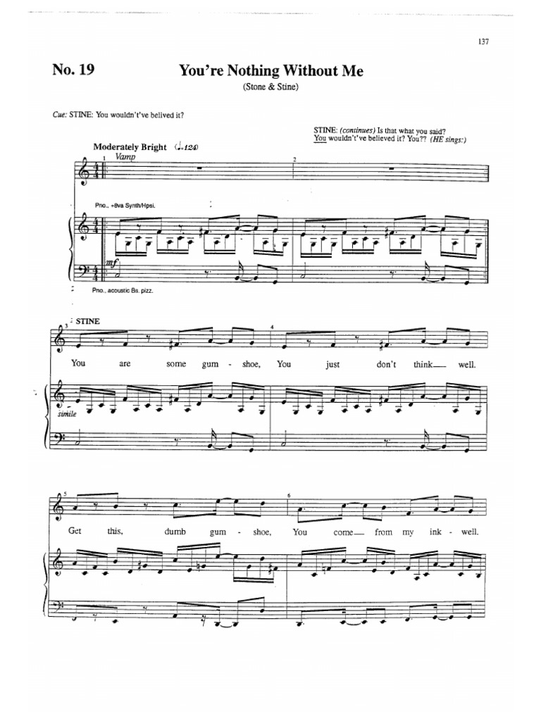 You'Re Nothing Without Me | PDF