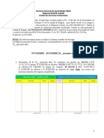 Contabilización de transacciones de una empresa de prendas de vestir