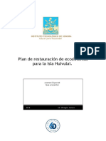 Plan de Restauración de Ecosistemas para La Isla Huivulai. Examen Especial Karla Arizmendi