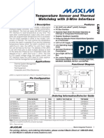 Digital Temperature Sensor and Thermal Watchdog With 2-Wire Interface