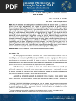 O PBL No Curso de Medicina Da UEFS e as Atuais Políticas Públicas Orientadas Para Esse Nível de Ensino - Elisa Almeida e Amali Mussi