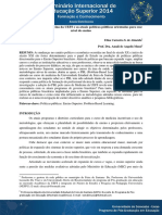 O PBL No Curso de Medicina Da UEFS e As Atuais Políticas Públicas Orientadas para Esse Nível de Ensino - Elisa Almeida e Amali Mussi